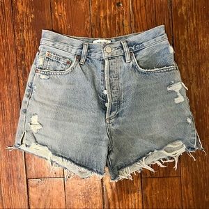 AGOLDE Dee ultra high rise shorts sz 25 NWOT